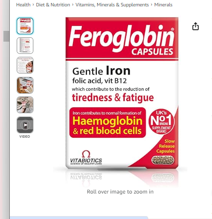 Vitabiotics Feroglobin